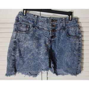 VIP Blue Mini Hot Jeans Shorts With Coin Pocket For Women's Size 7/8